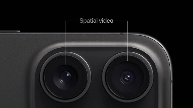 با iOS 18، برنامه‌های جانبی می‌توانند روی آیفون 15 پرو Spatial Video ضبط کنند